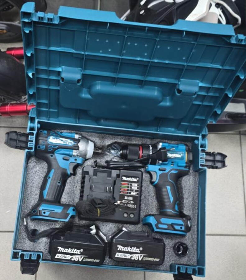 Набор инструментов 2 в 1 (ушм, гайковерт)