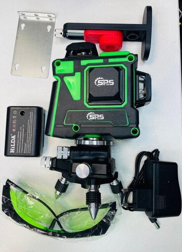 Лазерный уровень SRS 3D/ 12 Лучей Зеленый