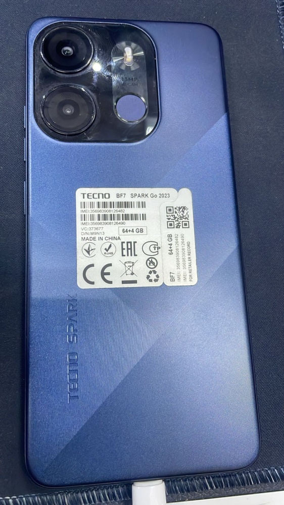 Мобильный телефон Tecno Spark Go 2023 4/64