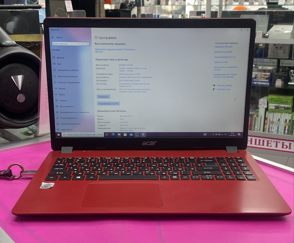 Ноутбук Acer i3 10th/8/240ssd