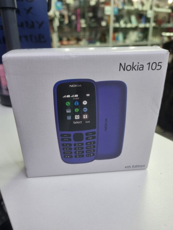 Мобильный телефон Nokia 105. Кнопочный.