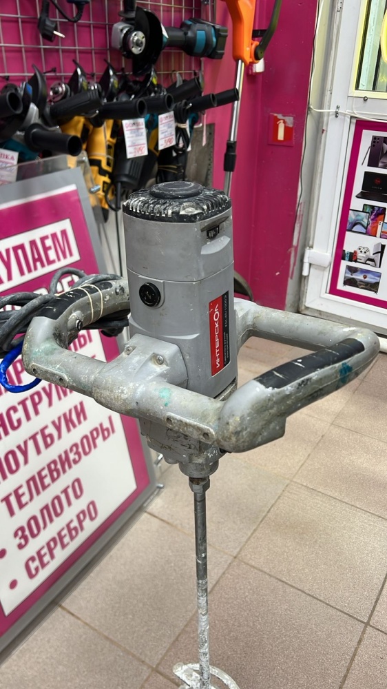 Строительный миксер Интерскол КМ-60\1000э