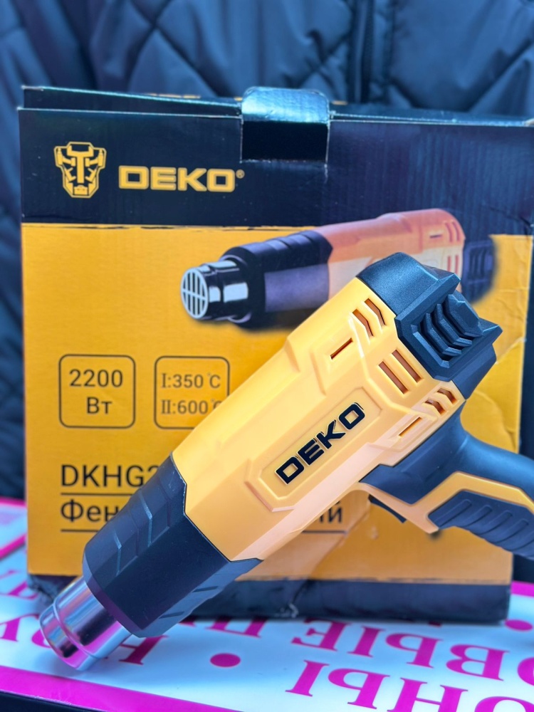 Фен строительный Deko DKHG2200