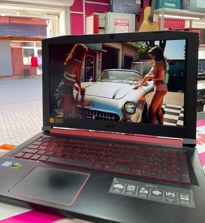 Ноутбук Acer Nitro AN515-52 Intel Core I5-8300H/8*2.3Ghz-6Gb RAM/120Gb SSD/1Tb HDD/GeFOrce GTX1050 4Gb