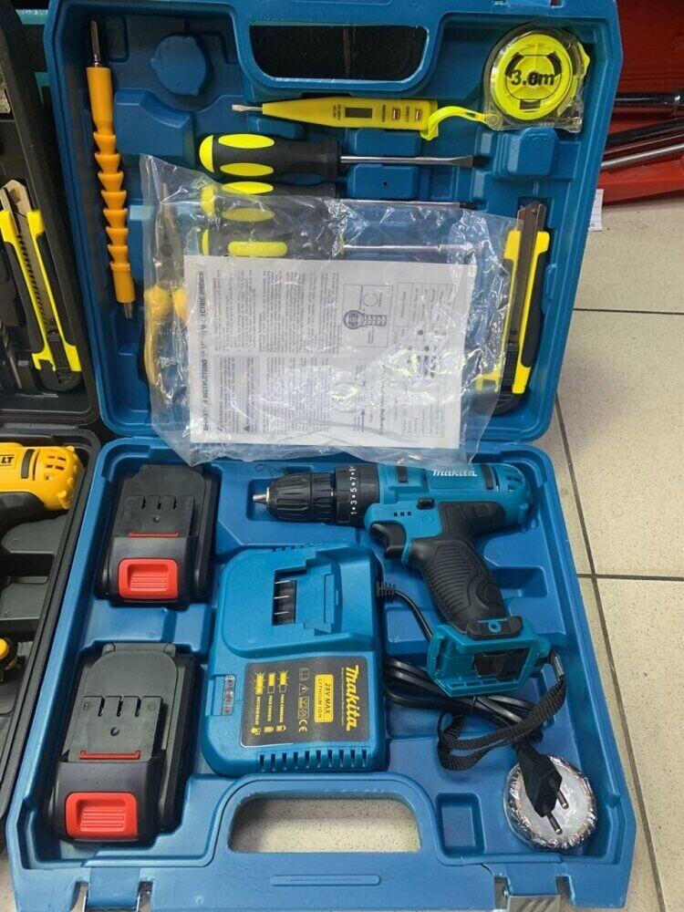 Шуруповерт Makita 26v+Набор новый