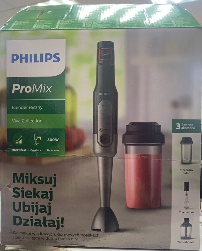 Блендер philips promix 800w,