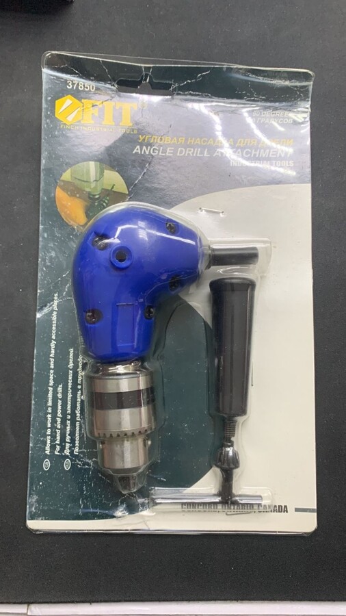 Насадка Для дрели угловой с патроном  FIT 37850