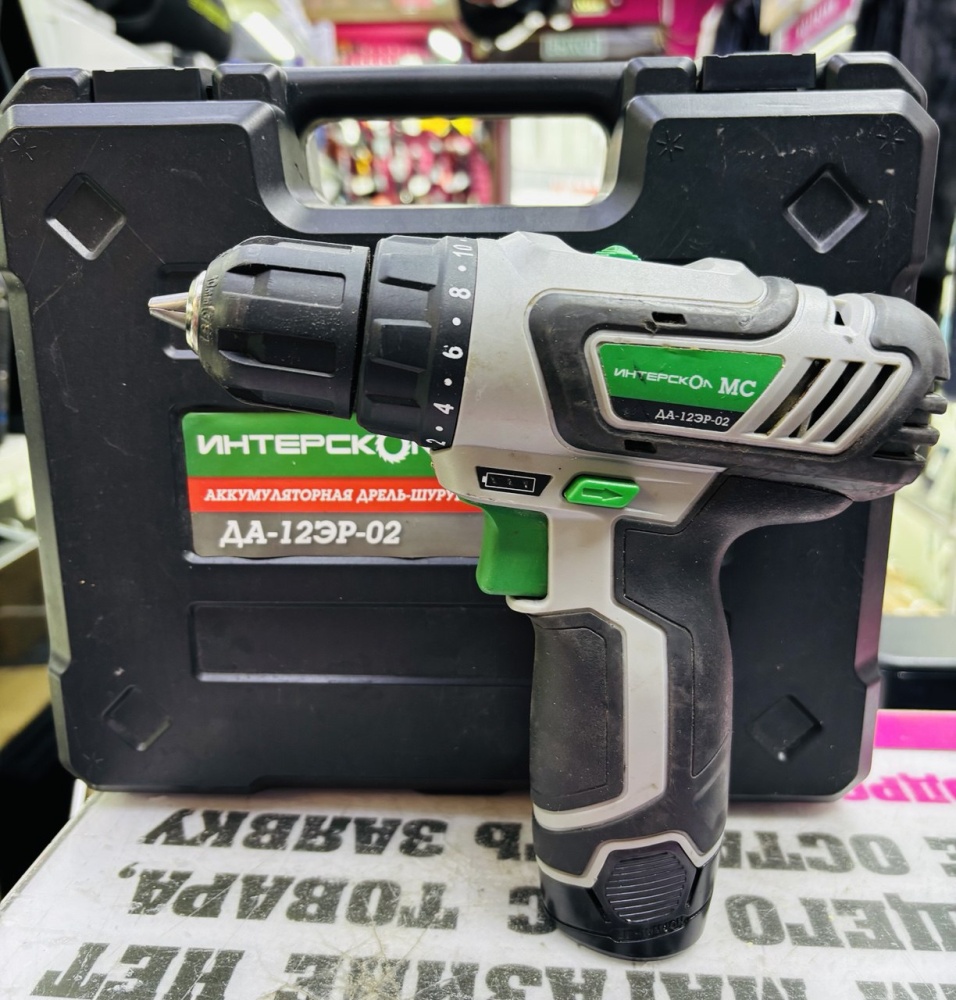 Шуруповерт  Интерскол да 12эр-02