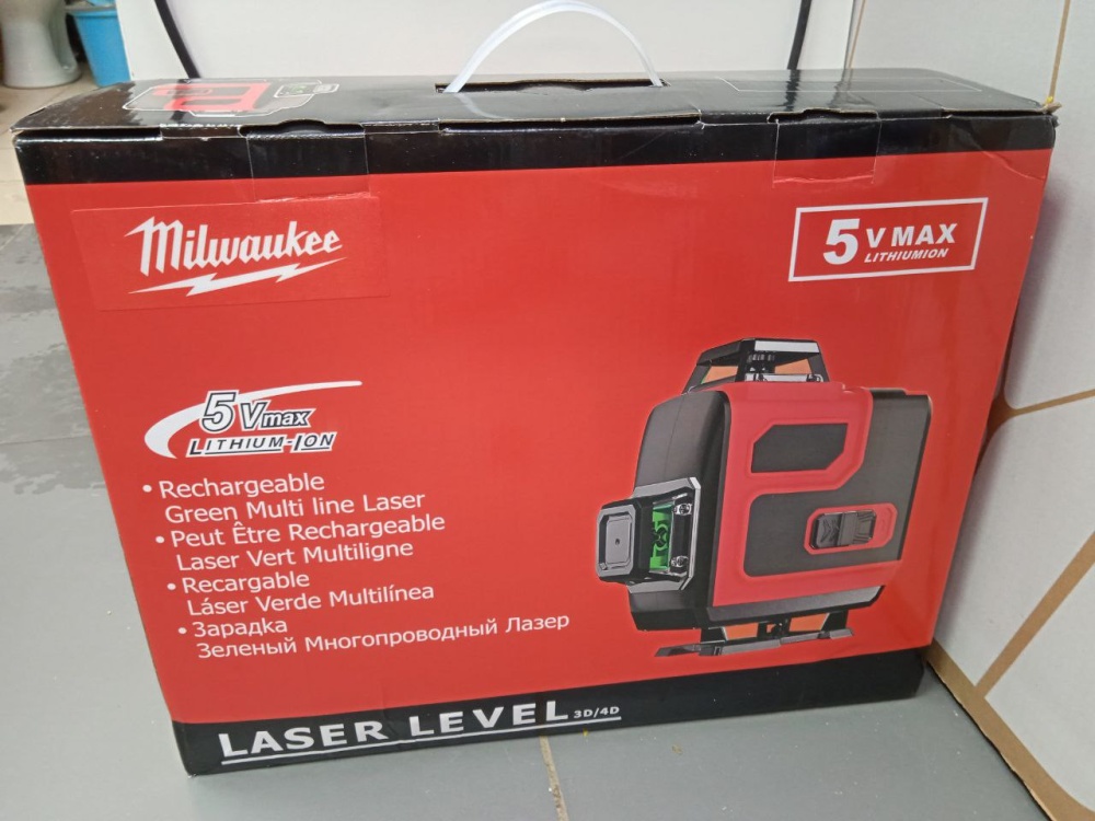 Уровень лазерный Milwaukee, 4D, 16 лучей