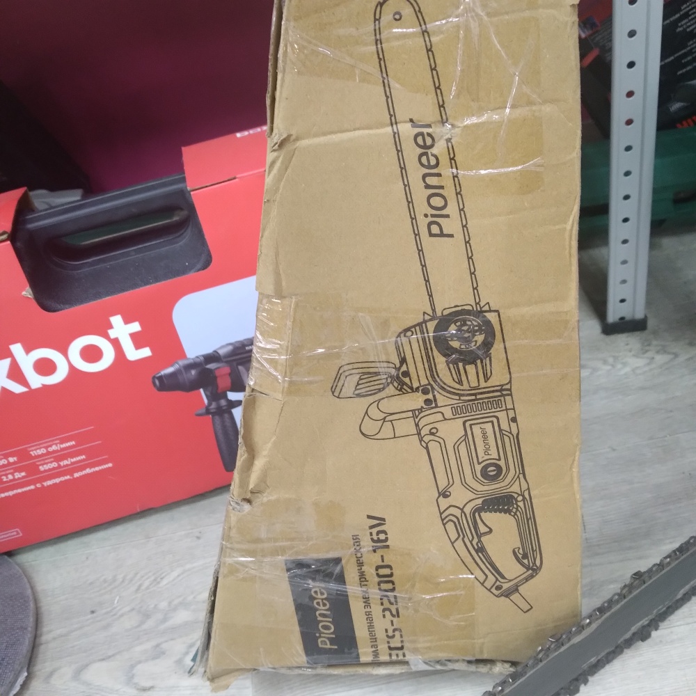 Цепная электропила pioneer