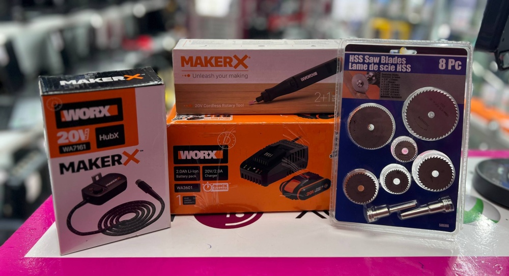 Гравер Набор WORX MAKER X WX988 20V аккумуляторный