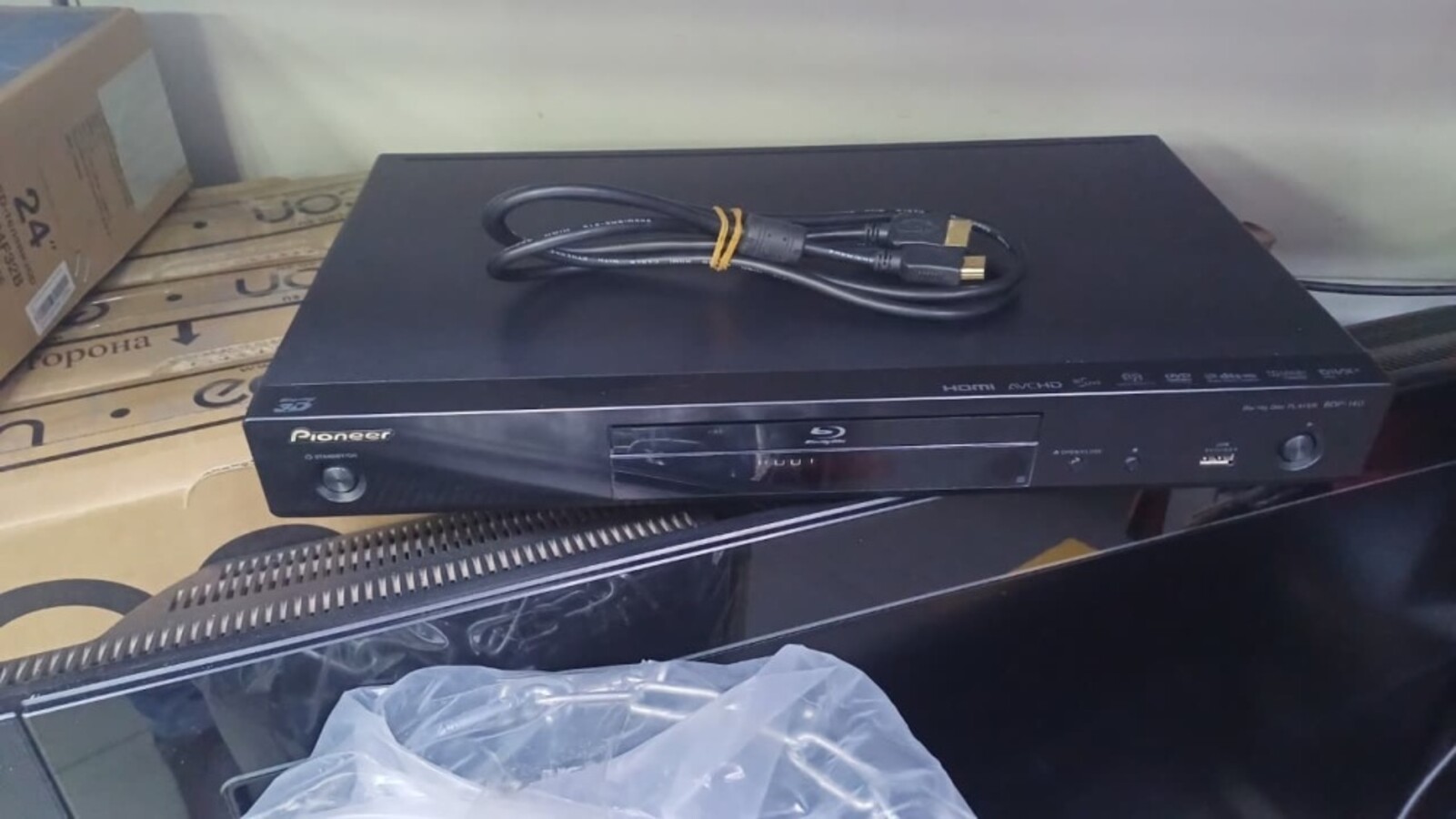 DVD Pioneer с блюрей