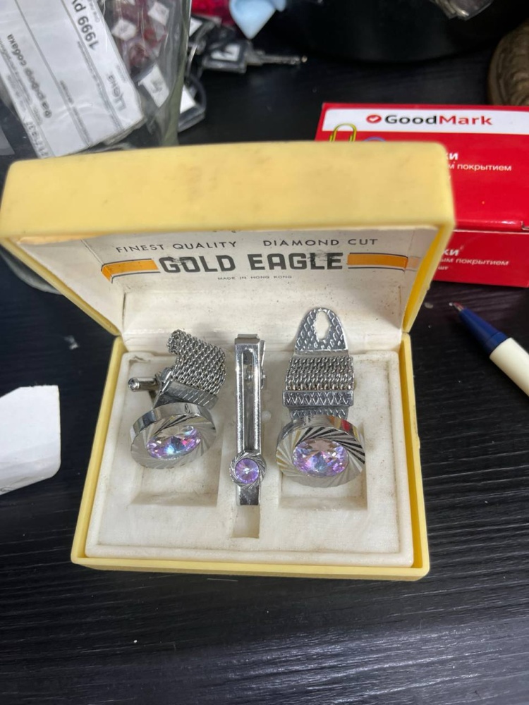 Запонки Gold Eagle