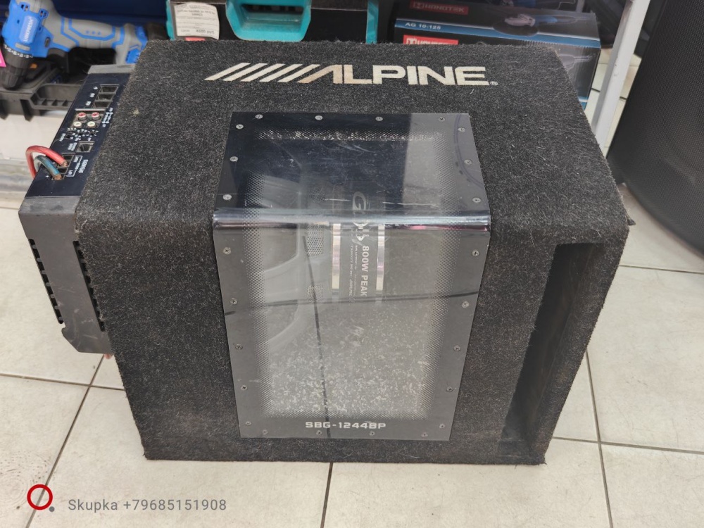 Автосабвуфер Alpine 800w
