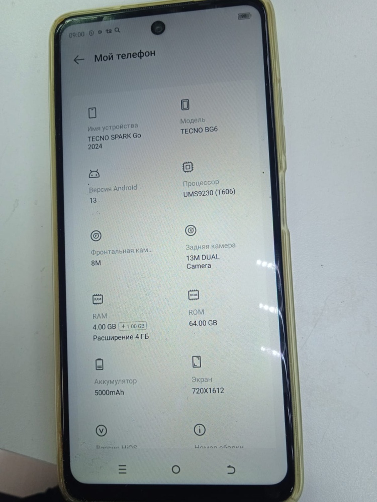 Мобильный телефон Tecno spark go 2024 4/64гб