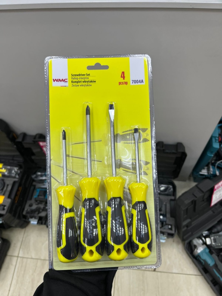 Набор отверток 4шт wmc
