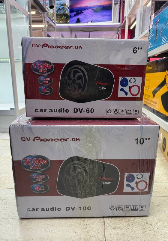 Автосабвуфер DV-Pioneer 6"
