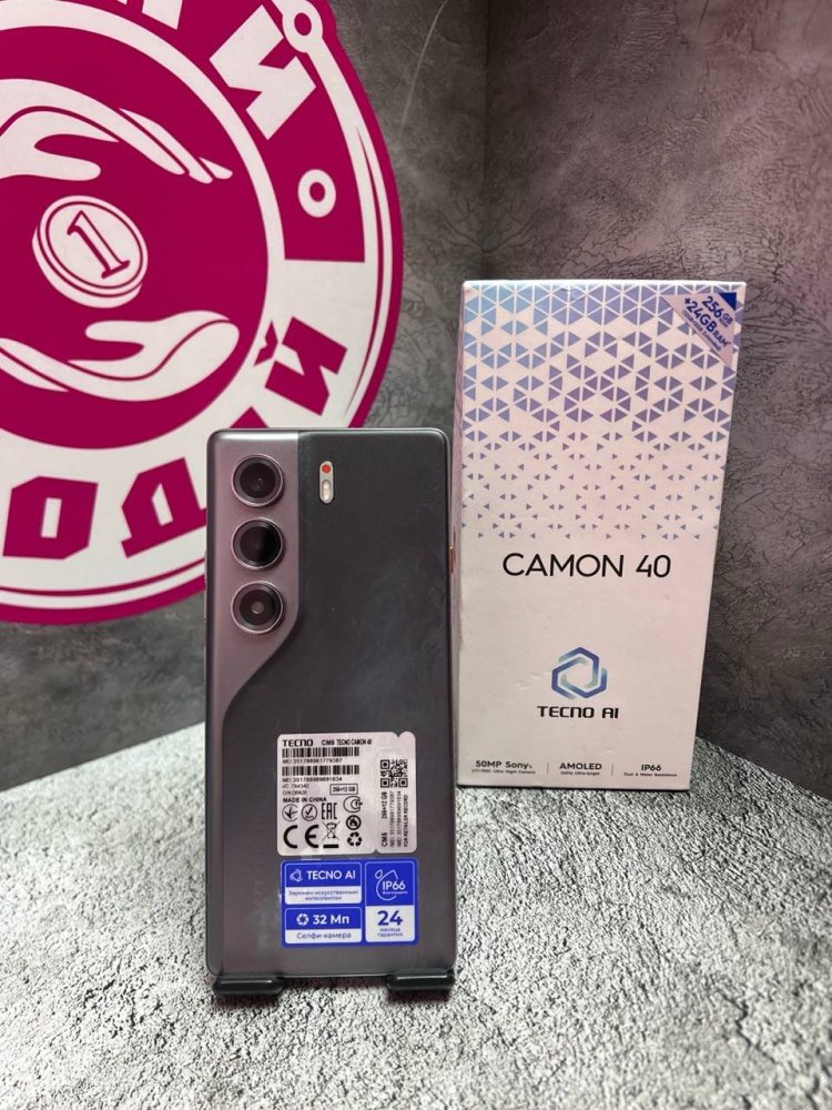 Мобильный телефон Tecno Сamon 40 12\256 Гб
