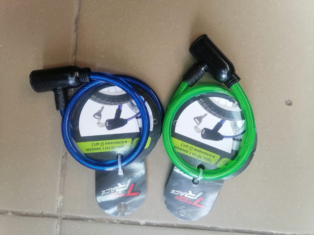 Замок велосипедный TopRace 58см