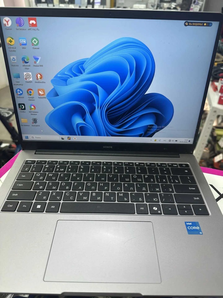 Ноутбук Honor Core i3-1315U ОЗУ 8 SSD