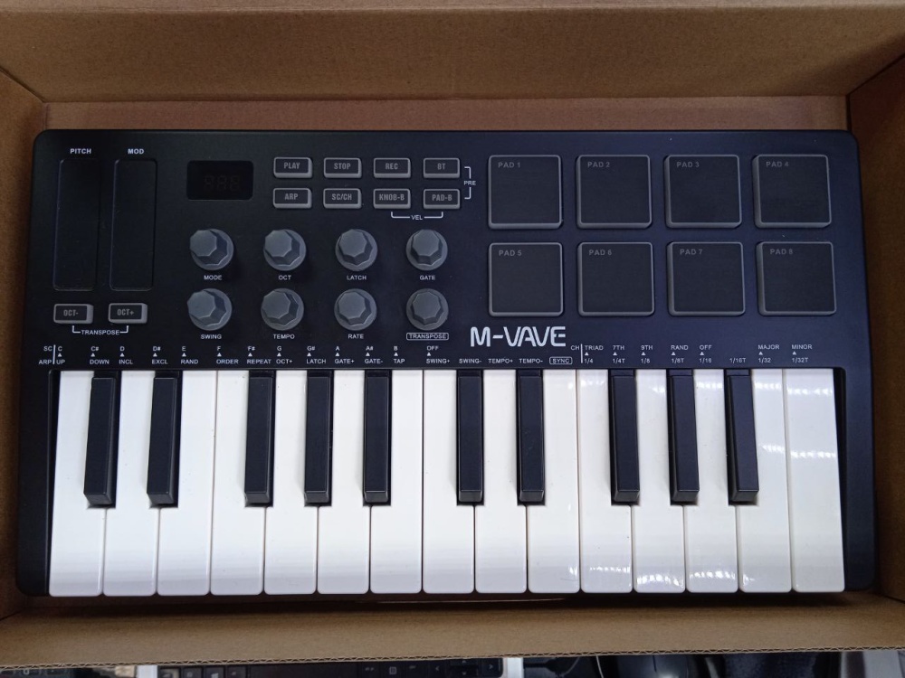 Миди-клавиатура m-vave smk-25,