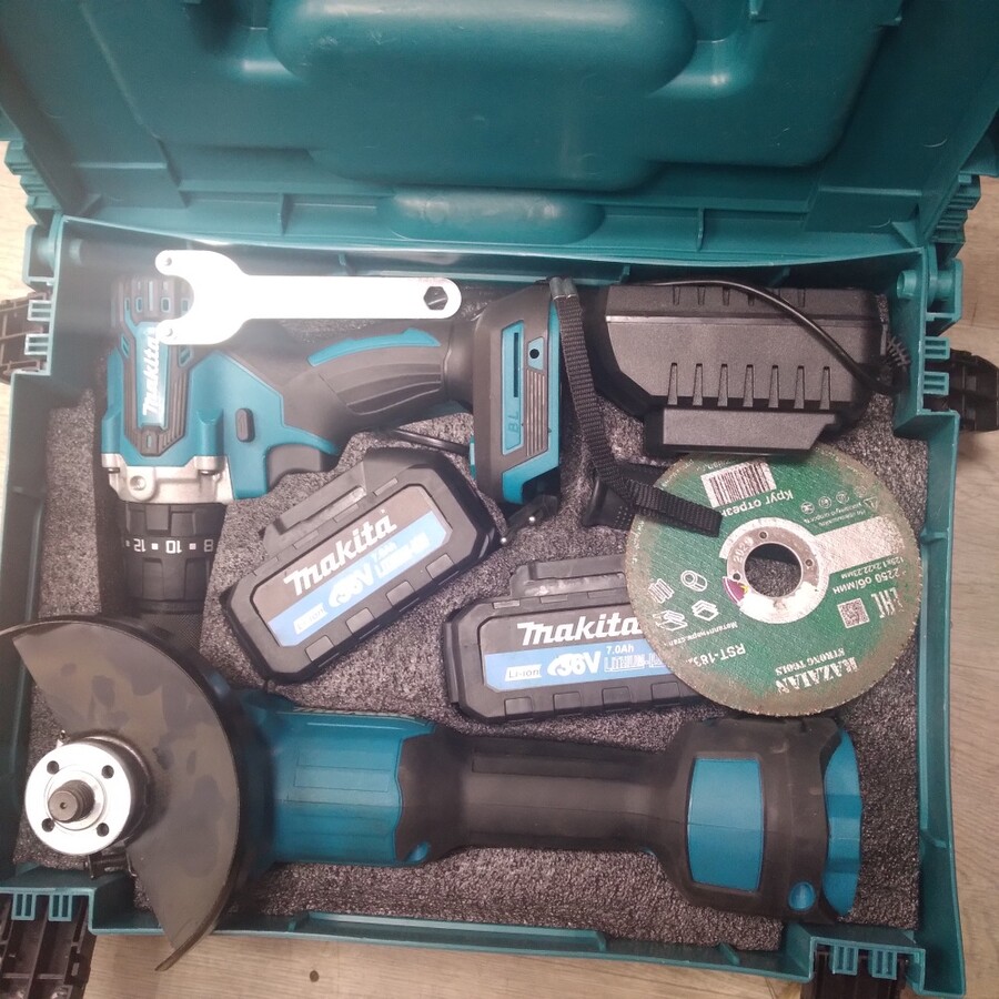 УШМ (Болгарка) makita аккум+шуруповерт