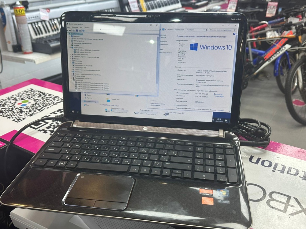Ноутбук HP AMD A6 1.7ghz/6/HDD 1T