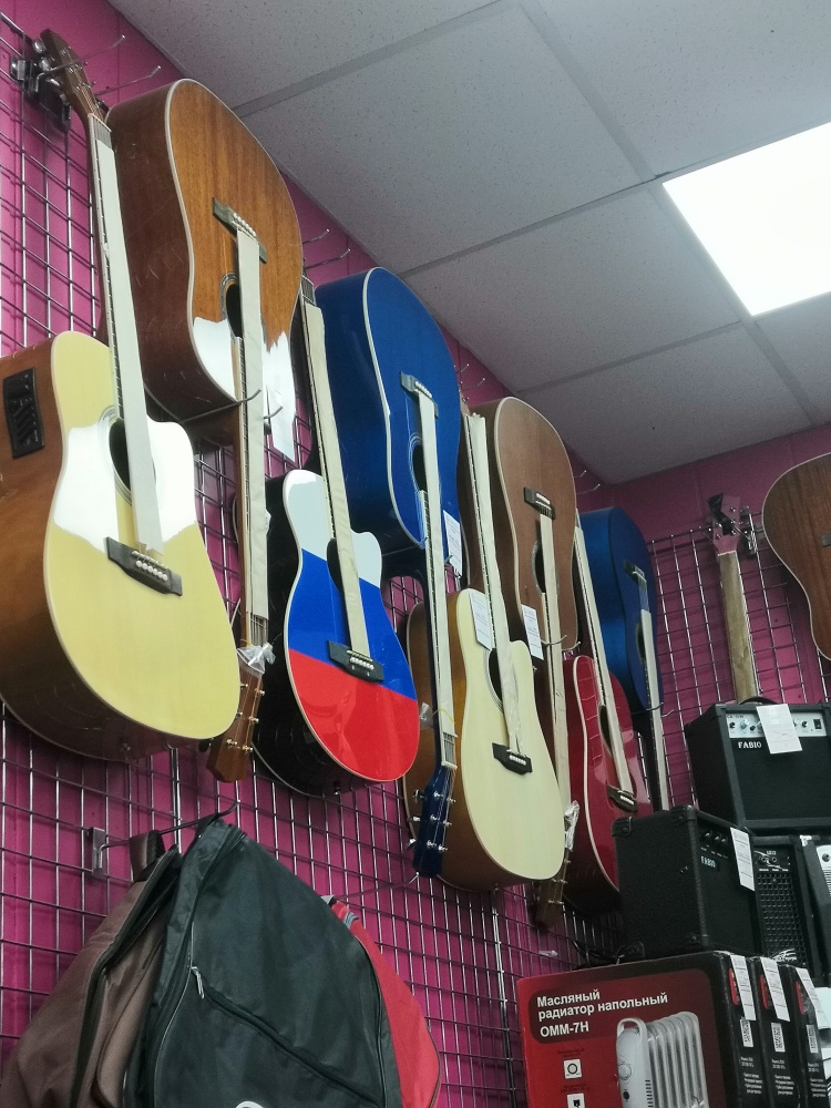 Гитара fabio bl/wh