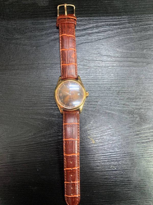 Часы  Слава автоподзавод коричневые