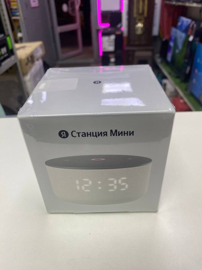 Акустика Яндекс-станция Мини 3 с часами