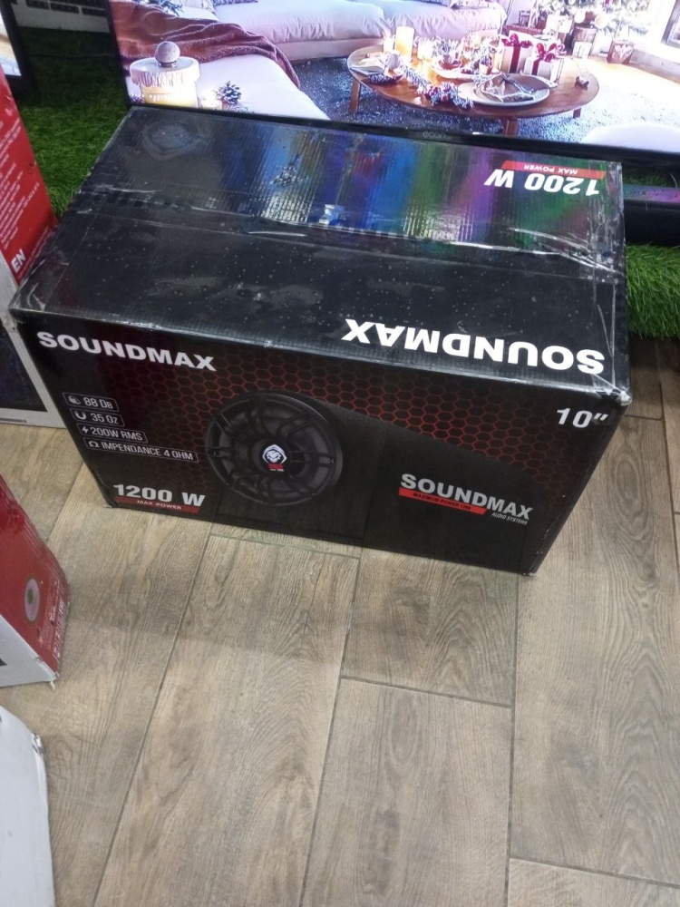 Автосабвуфер Soundmax 1200w