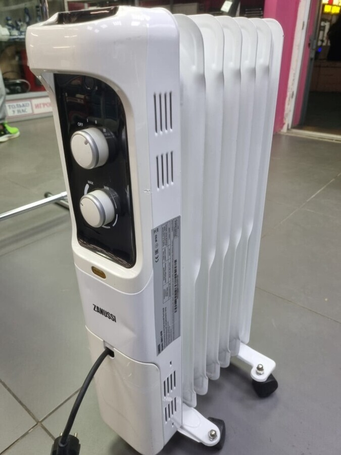 Обогреватель ZANUSSI ZOH/LT-07WT,1500/900/600Вт