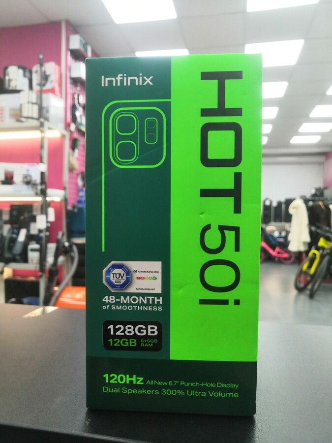 Мобильный телефон Infinix HOT 50i 6/128