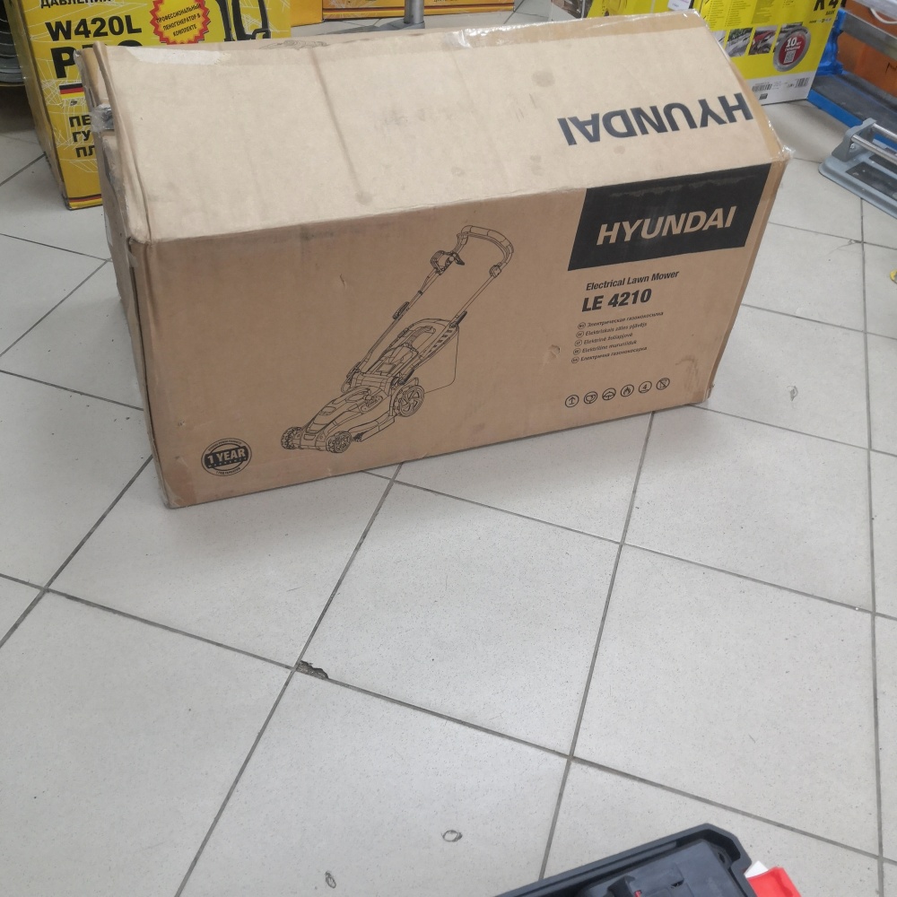 Газонокосилка hyundai le 4210