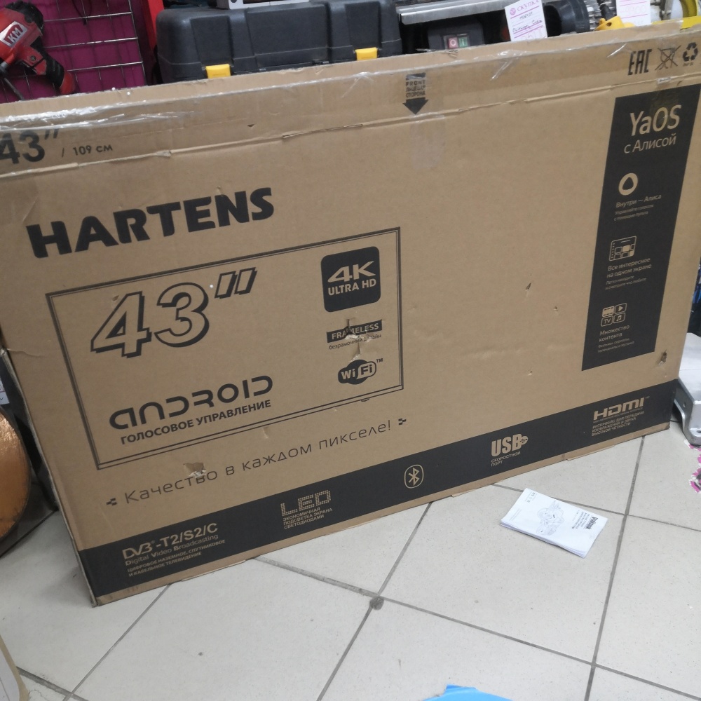 Телевизор hartens 43 smart