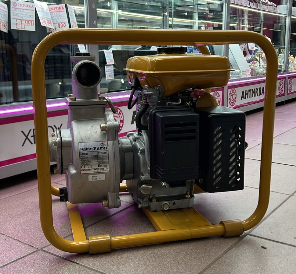 мотопомпа robin subaru ptg208