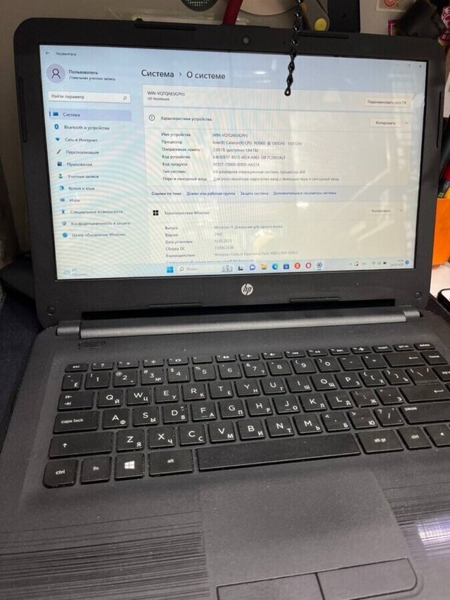 Ноутбук HP intel3060/2/