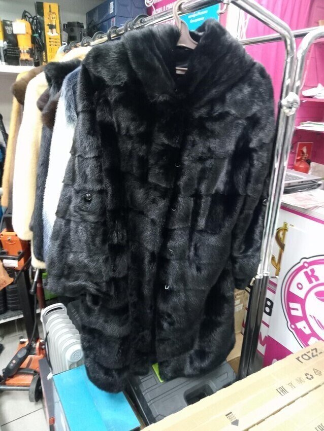 Шуба НОРКОВАЯ АЛЕФ