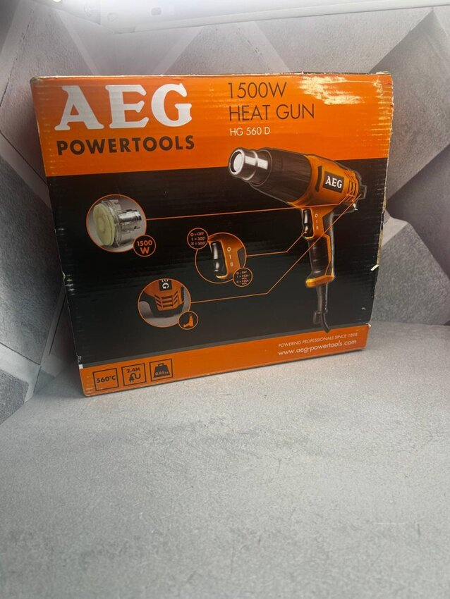 Фен строительный AEG HG560D