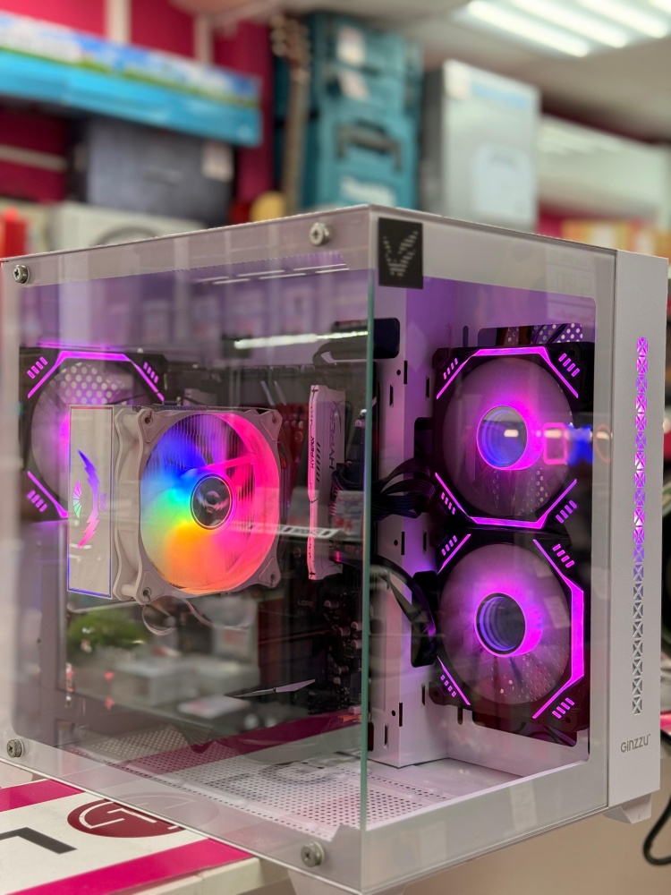 Системный блок Ginzu Intel Xeon E5-2680 v4/28*2.4Ghz/16Gb RAM/256Gb M2/1Tb HDD/AMD Radeon RX6500XT 4Gb